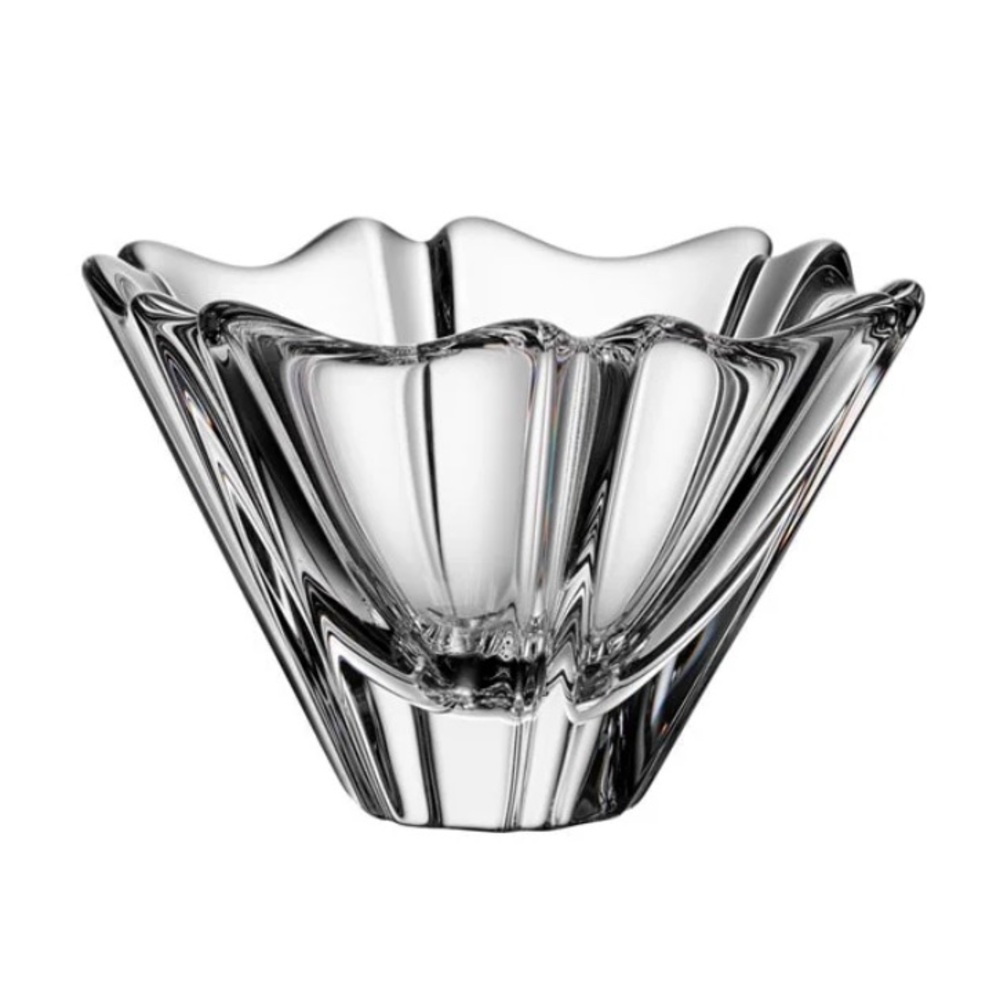 Orrefors Orion Full Lead Crystal Bowl New in Box with Original Paperwork